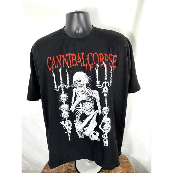 Cannibal Corpse Skeleton Graphic Tee Black Tultex XXL - Picture 1 of 6